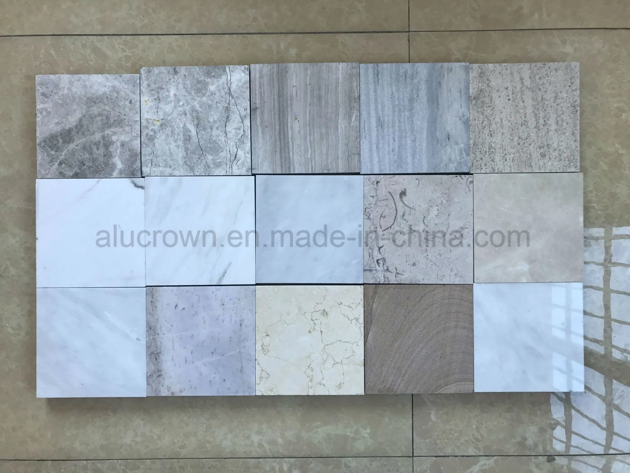 Marble/Granite/Travertine Stone Faced Honeycomb Panels Wall Cladding