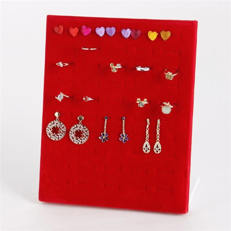 Custom Earrings Nail Jewelry Box Display Night Market Flannel Display Rack