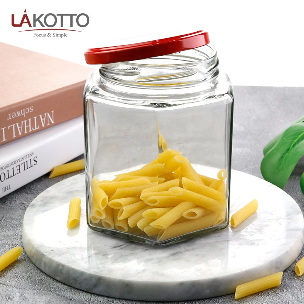 Lakotto Jar Kitchen Tool Cookie Glassware Food Container Glass Pot Tableware Hot Sale