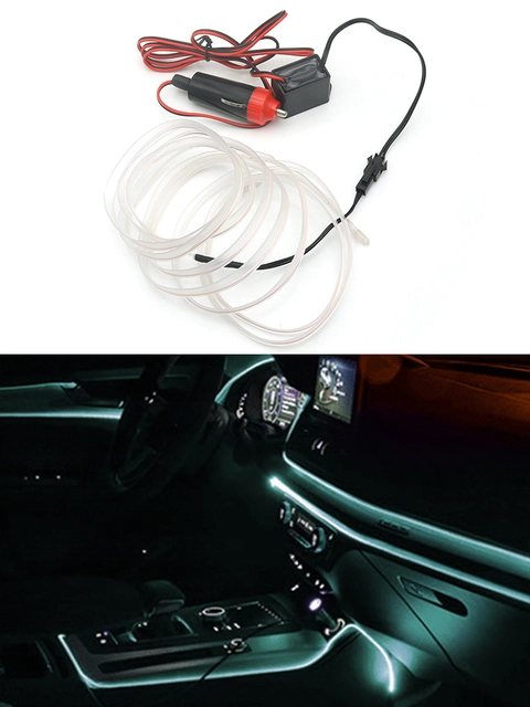 Car LED Lights Exterior Car Hood Strip Daytime Running Lights Flexible Headlights Waterproof Light