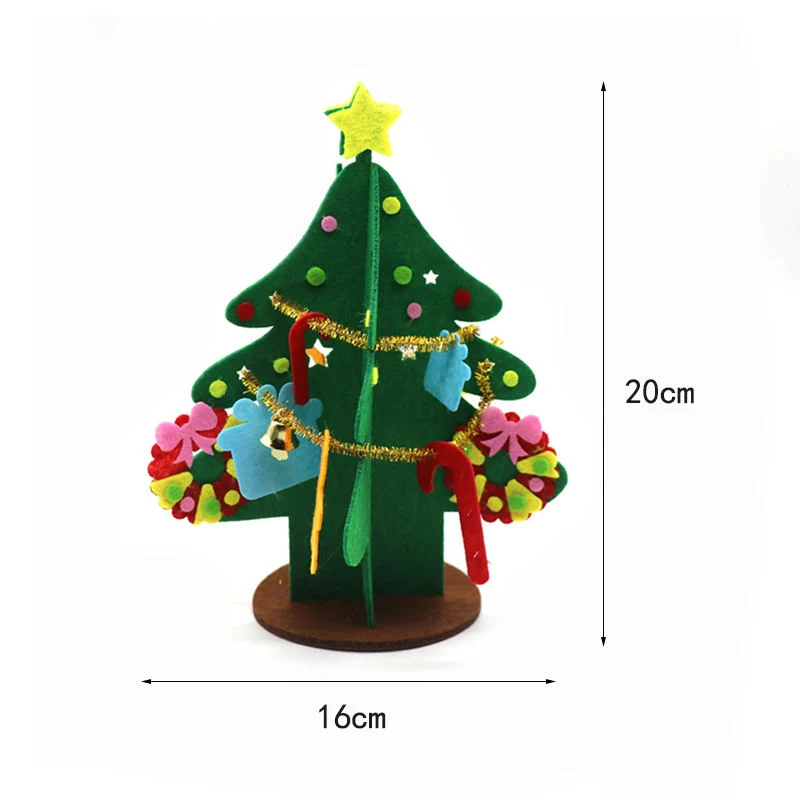 Christmas Tree Craft Assembly Easily Decorative Interesting Handmade Tree