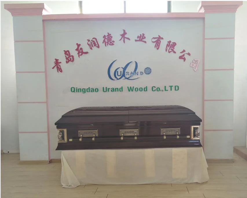 Funeral Solid Mahogany American Wooden Casket