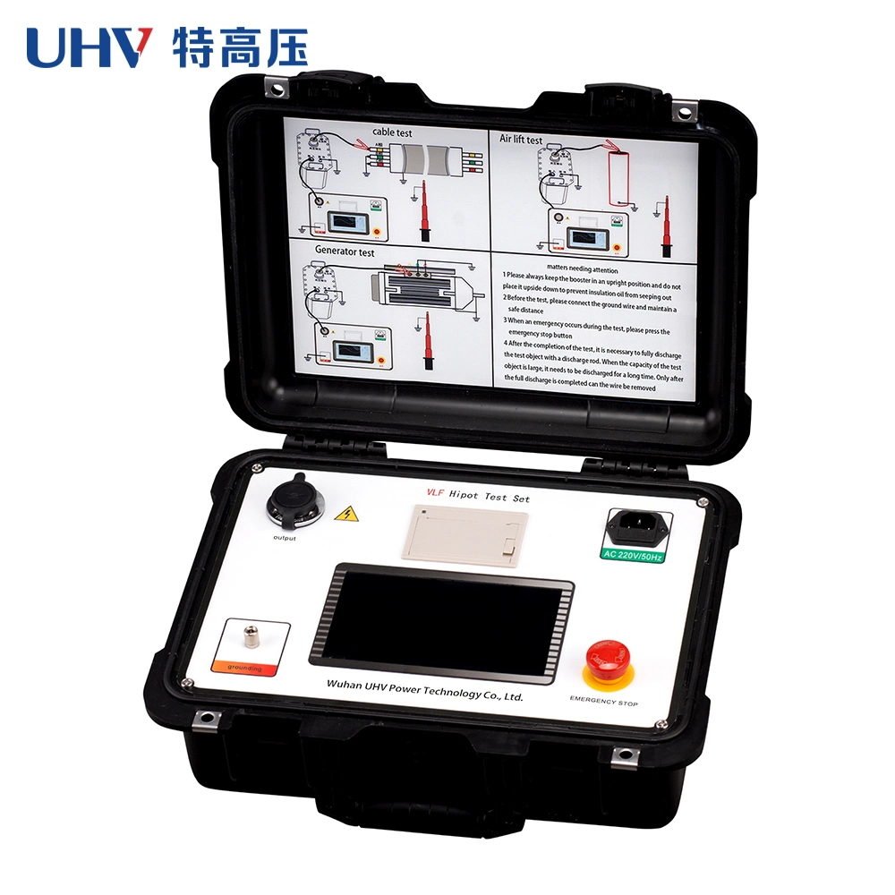 Htdp-H VLF Hipot Tester 0.1Hz VLF Generator VLF AC Hipot اختبار مجموعة مولدات التيار المتردد عالية الجهد