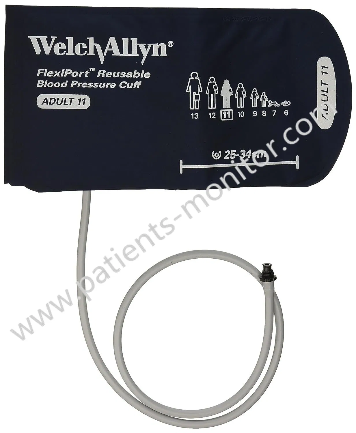 Welch Allyn Flexport Reusable Blood Pressure Cuff Reuse-11 for Adult