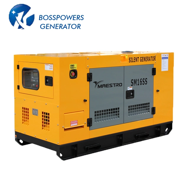 Silent Type 64kVA Single Phase Soundproof Electric Power Water Cooled Small Industrial Diesel Genset