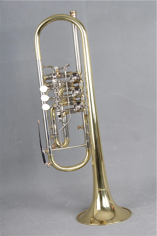 Rotary Trumpet Gold Lacquer Tr-400L