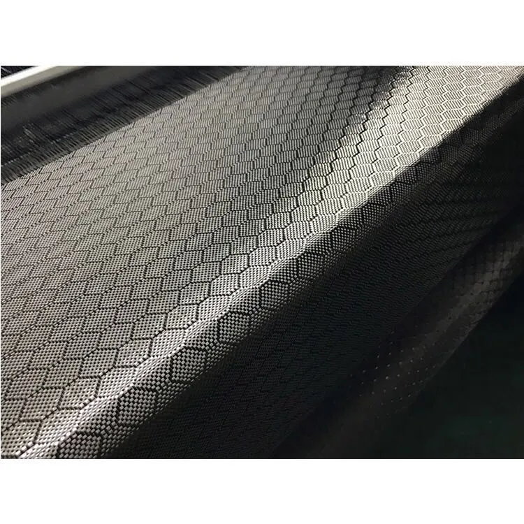 Superficie agradable en forma de panal de avispas Hexagon 3K de tejido de tela de fibra de carbono