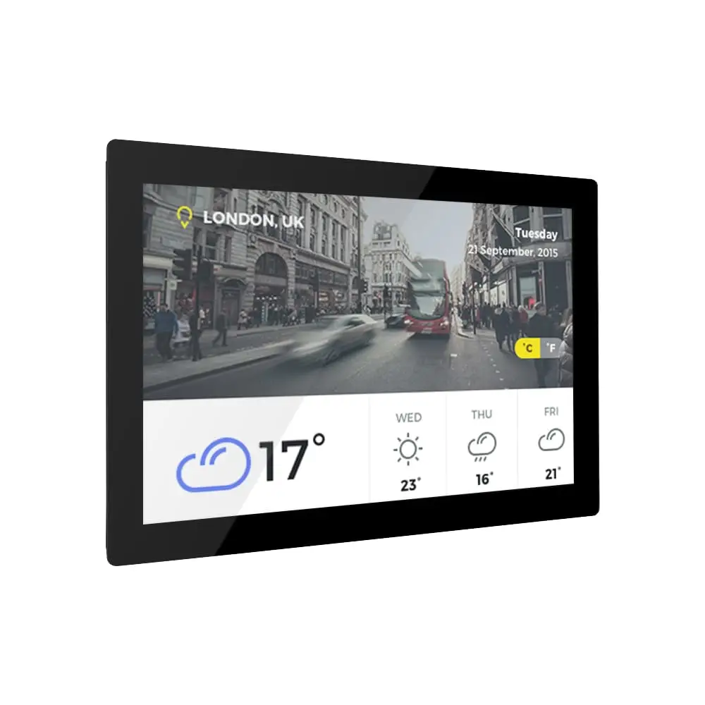 15.6 Inch Embedded Touch Screen PC Wall Hanging All in One Computer