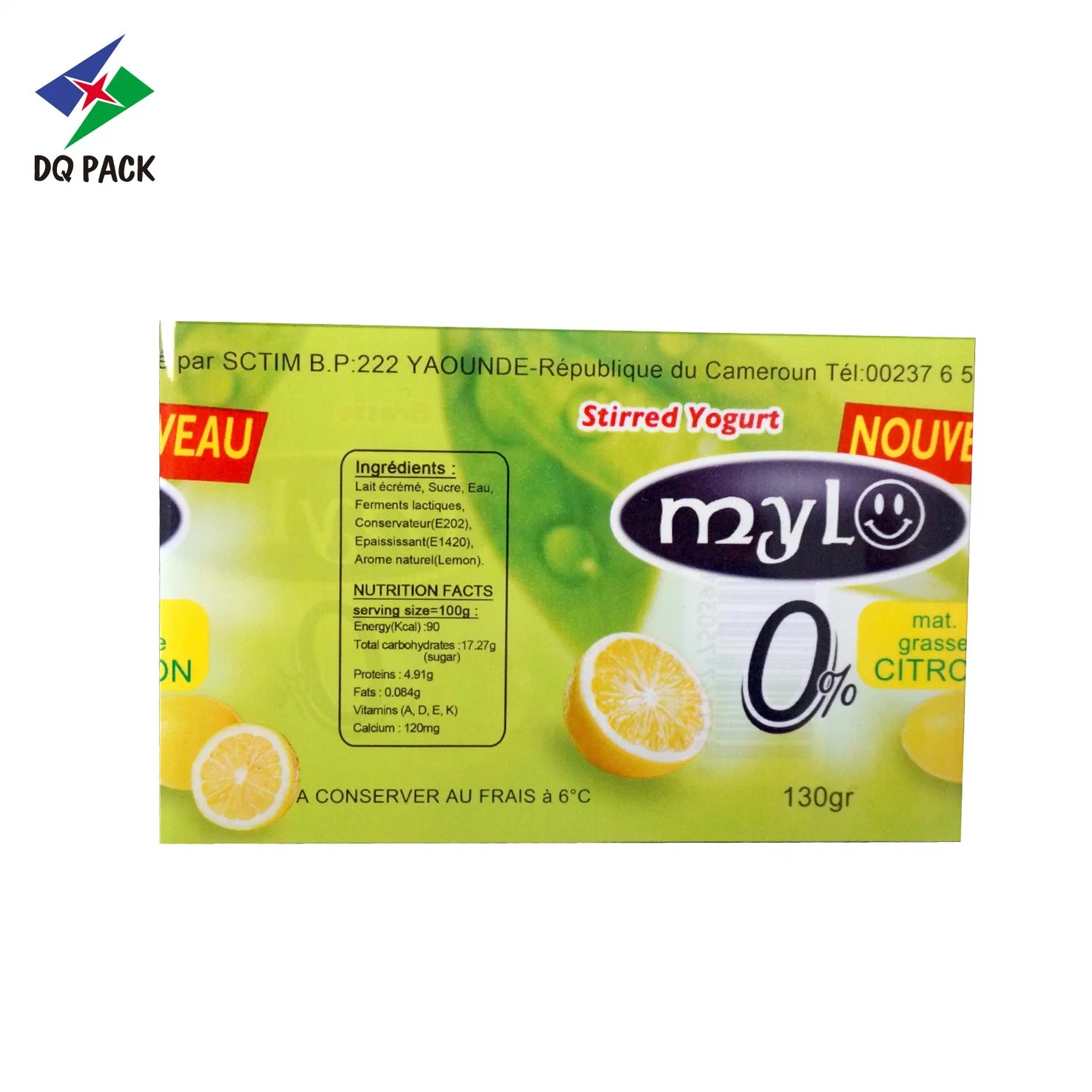 Dq Pack Custom Logo Shrink Sleeves PVC Shrink Sleeve Packaging Labels for Water Juice Bottle Label