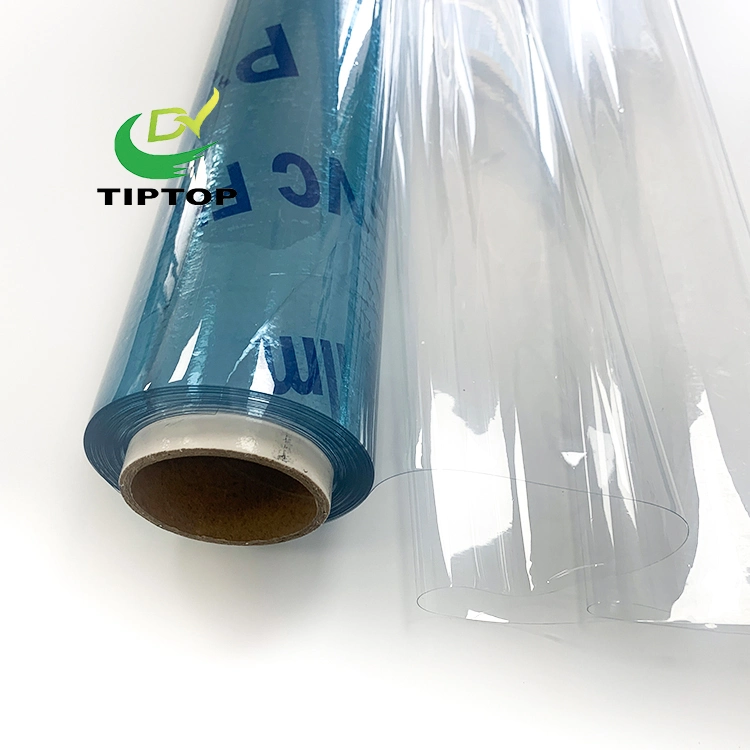 Tiptop-1 Clara programável de plástico filme de PVC filme transparente para o saco de PVC