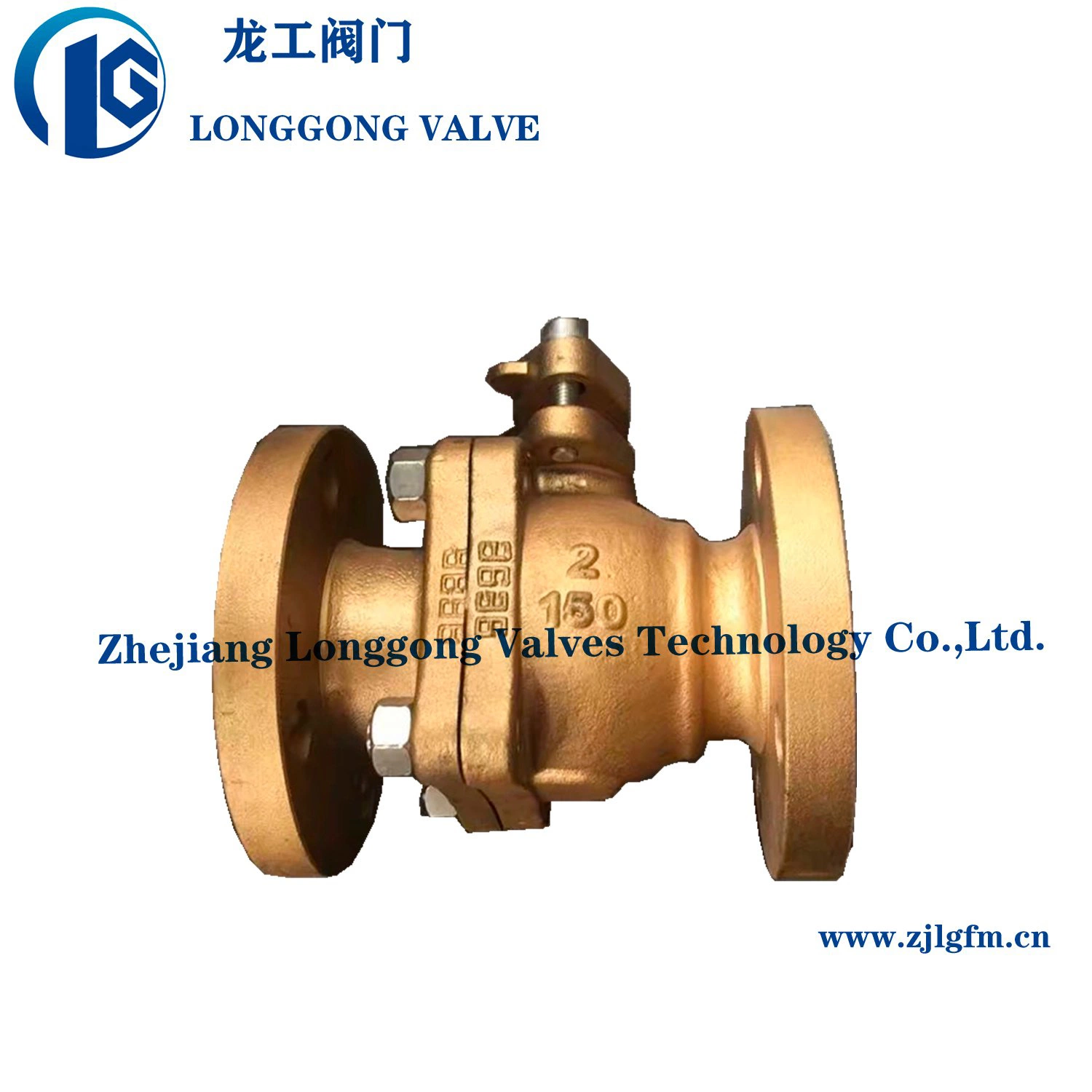 C95800 C95400 Bronze Brass Hight Quality 2PC Full Port Floating Flanged Ball Valve Size 1/2" -12" ANSI 150lb