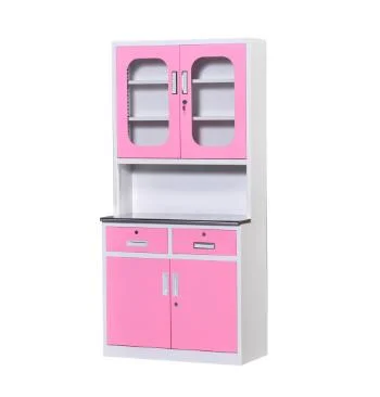 High quality/High cost performance  Top Sale Medical Cupboard Door Dental Furniture Cabinet Metal Hospital Glass Modern Design Knock-Down 5-8 Years