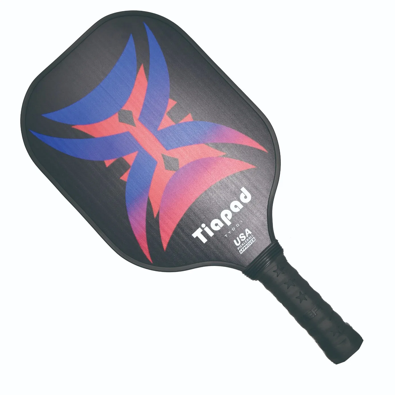 Different Shape Carbon Fiber Face with Honeycomb Polypropylene Core Elongated Pickleball Paddle