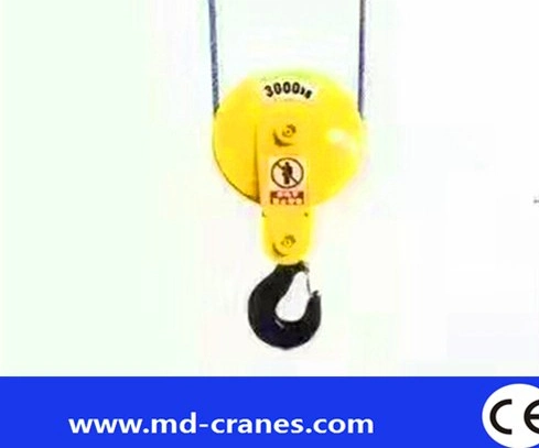 1t 2t 3t 4t 5t 10t 20t 25t Single Hook Pulley with CE Certificated for Hoist and Crane with Safety Latch