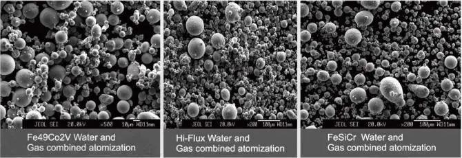 مسحوق ناعم من الحديد F49co2V لمسحوق معدني من أجل محفز متكامل ودافع SMD