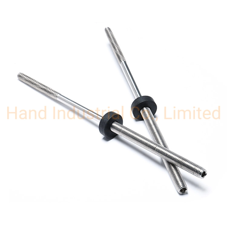 Hand Hot Sale Stainless Steel Threaded Stud Bolts Solar Energy Hanger Bolt