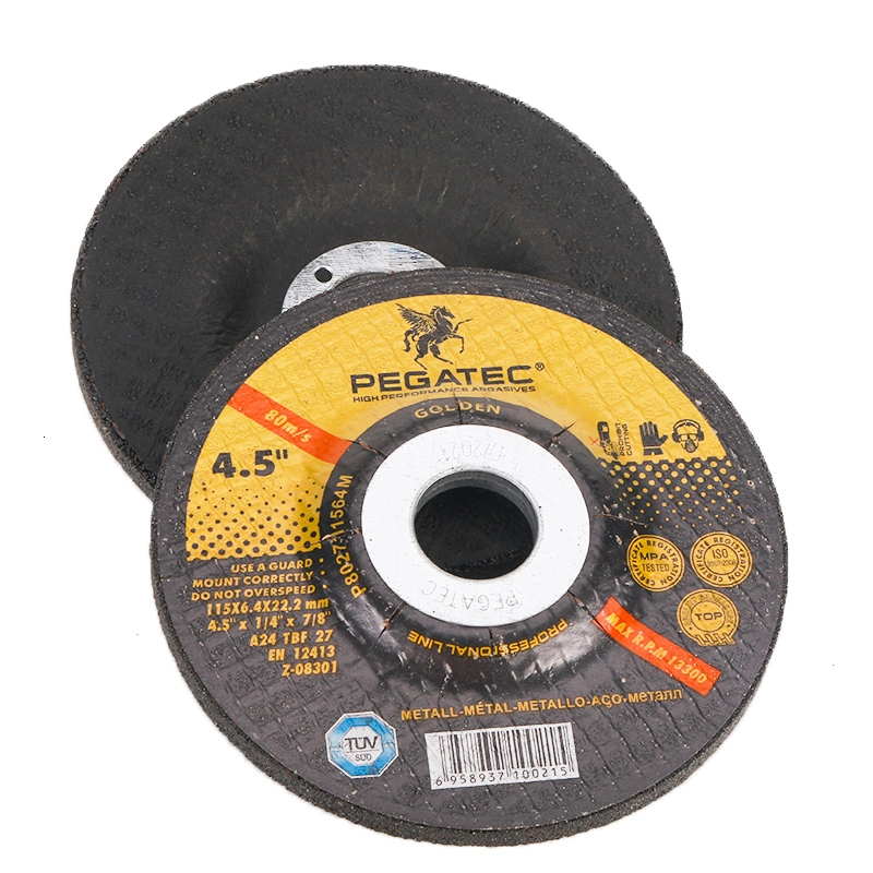 Pegatec 4.5&prime; &prime; 115X6X22 Metal Abrasive Grinding Wheel with MPa Certificate En12413