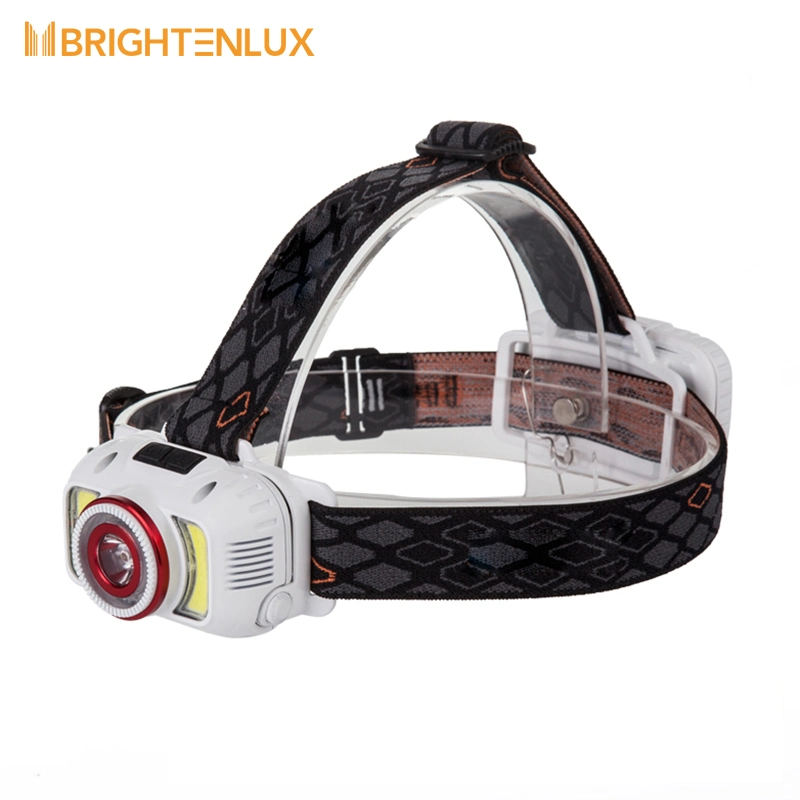 Brightenlux Wholesale/Supplier New AA COB LED T6 Moving Running Powerful Hunting USB Rechargeable LED Head Torch Light