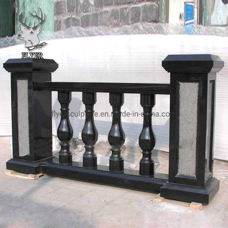 Wholesale/Supplier Natural Stone Balcony Railings White Stone Decorative Balcony Balustrade Stair Balustrade