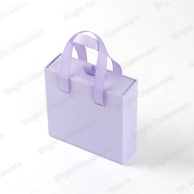 Wholesale/Supplier Purple Packaging Luxury Drawer Type Gift Box with Bag for Decoration