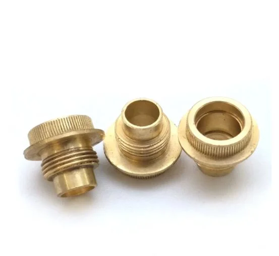 Fabricado na China parte de usinagem M4 M5 M6 cabeça com precisão de flange da tampa rodando o parafuso banhado amarelo ouro de Latão