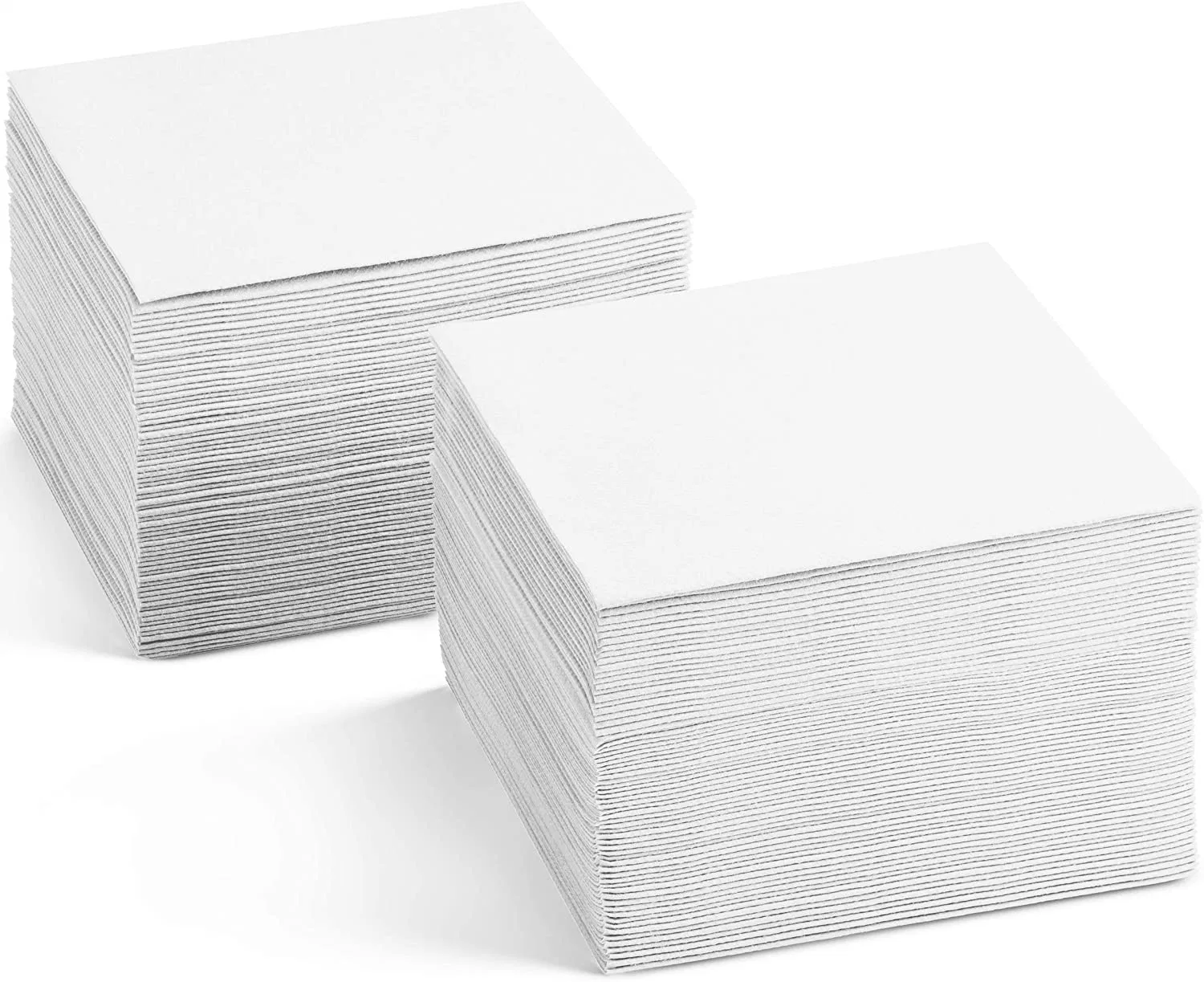 200 Linen-Feel Beverage Napkins - Disposable Cocktail Napkins - Soft &amp; Absorbant Elelgant Paper Napkins for Bar, Caf&eacute; , Restaurant or Event