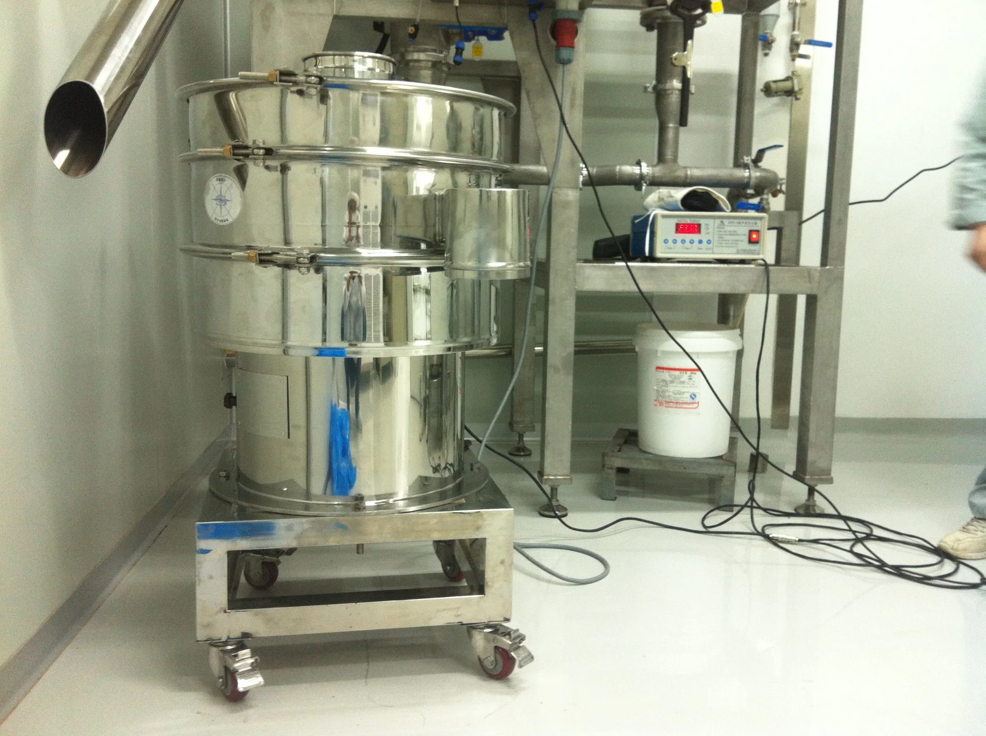 Coffee Bean Ultrasonic Vibrating Sieve Grading Machine for Solid Beverage Processing