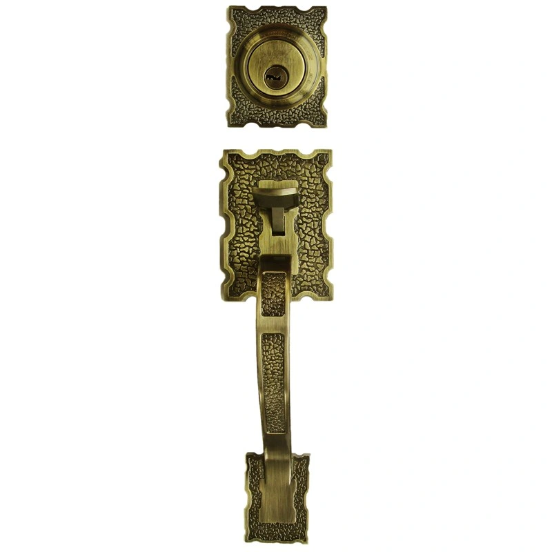 Kwikset San Clemente Single Cylinder Deadbolt Exterior Handle Lock Set