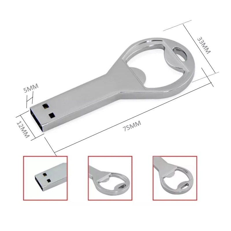 Hot Drive U-Disk Mini Key Shape Memory USB Flash Drive