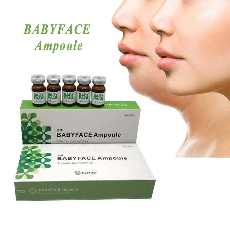 Korea Remow Babyface Contouring Complex 5ml Ampoule Body Slimming Fat Loss Lipolytic Solution for Face Contour Kabelline Kybella Lipo Lab V-Lin