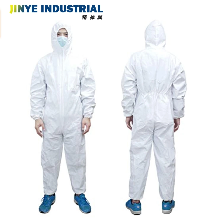 Disposable Non-Woven SMS Protective Coveralls Paint Cuff Waist Workwear