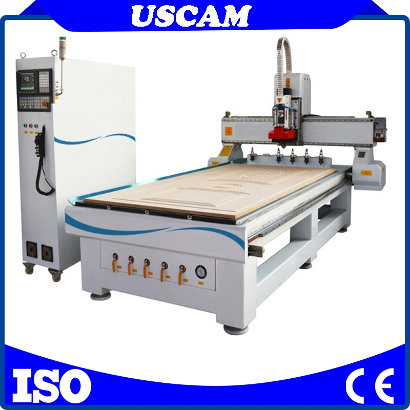 CNC Wood Milling Machine 3 Axis Wood Caving 1325 CNC Router with Atc Auto Tool Change Spindle