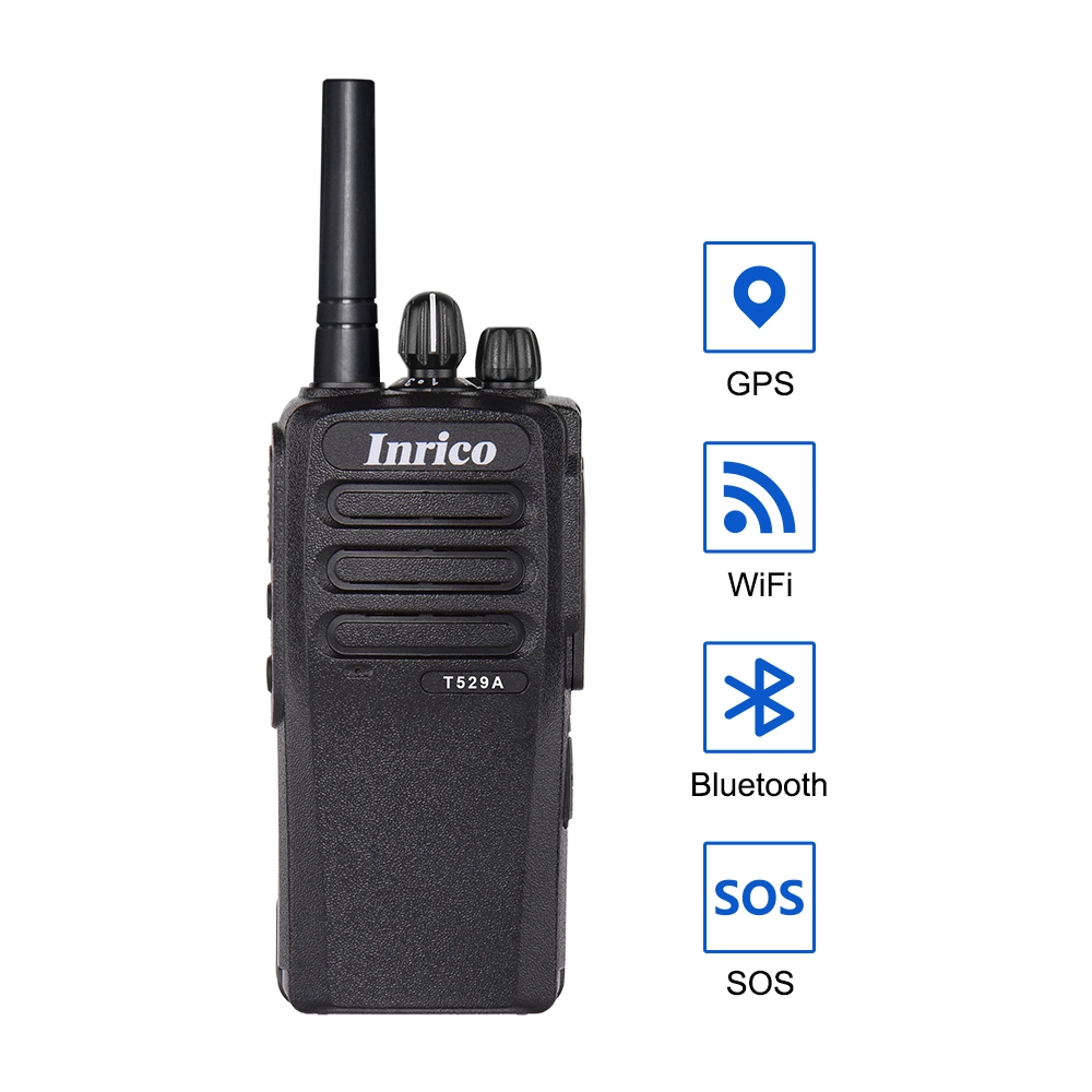Inrico T529A Walkie Talkie GPS NFC Sos Handheld Portable Poc Two Way Radio Support ODM OEM