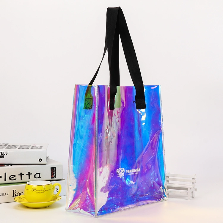 Wholesale/Supplier Custom OEM Direct Deal Tote Bag Laser Reflective Shopping Handle Bag