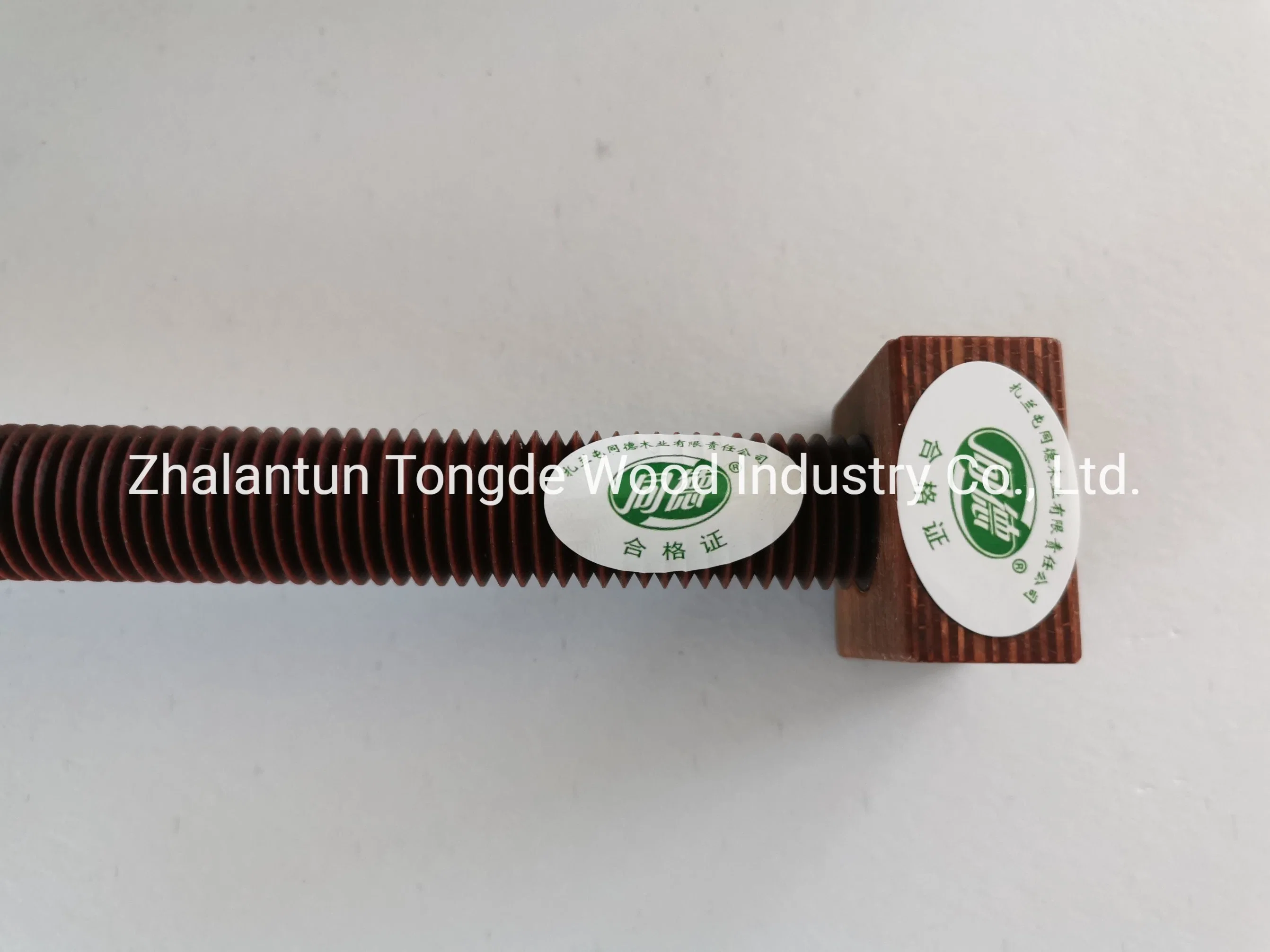 Electrical Insulating Laminated Wood Screw M20*2000mm