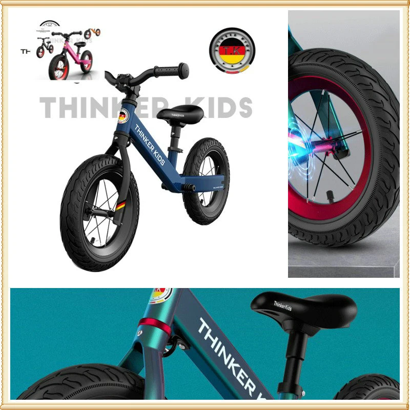 Kids Balance Bike No Pedal Seat Bike Walking Bicycle 12 Inch