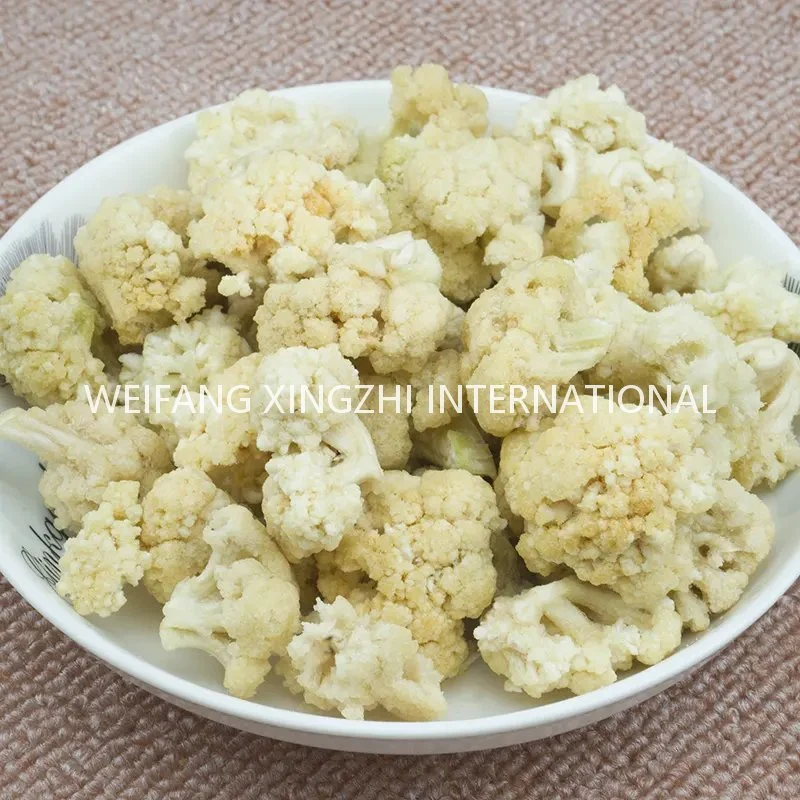 Crujiente de verduras snacks Alimentos saludables al vacío Brócoli frito VF Cauliflower