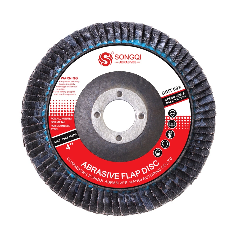 115*22mm 4inch Angle Grinder Disc Abrasive Flap Disc for Metal and Stainless Steel