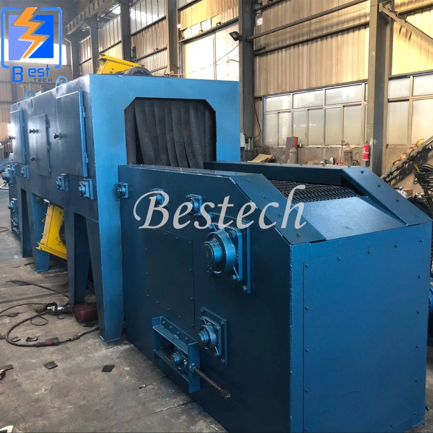 Stainless Wire Mesh Belt Shot Blasting Machine Factory Price