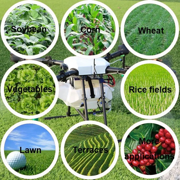 25L Agricultural Drones 25kg Tank Agriculture Sparyer Spraying Uav Easy Maintenance