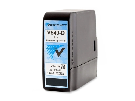 Videojet compatível original V540-D 750ml de tinta da impressora de tinta preta para impressora jato de tinta