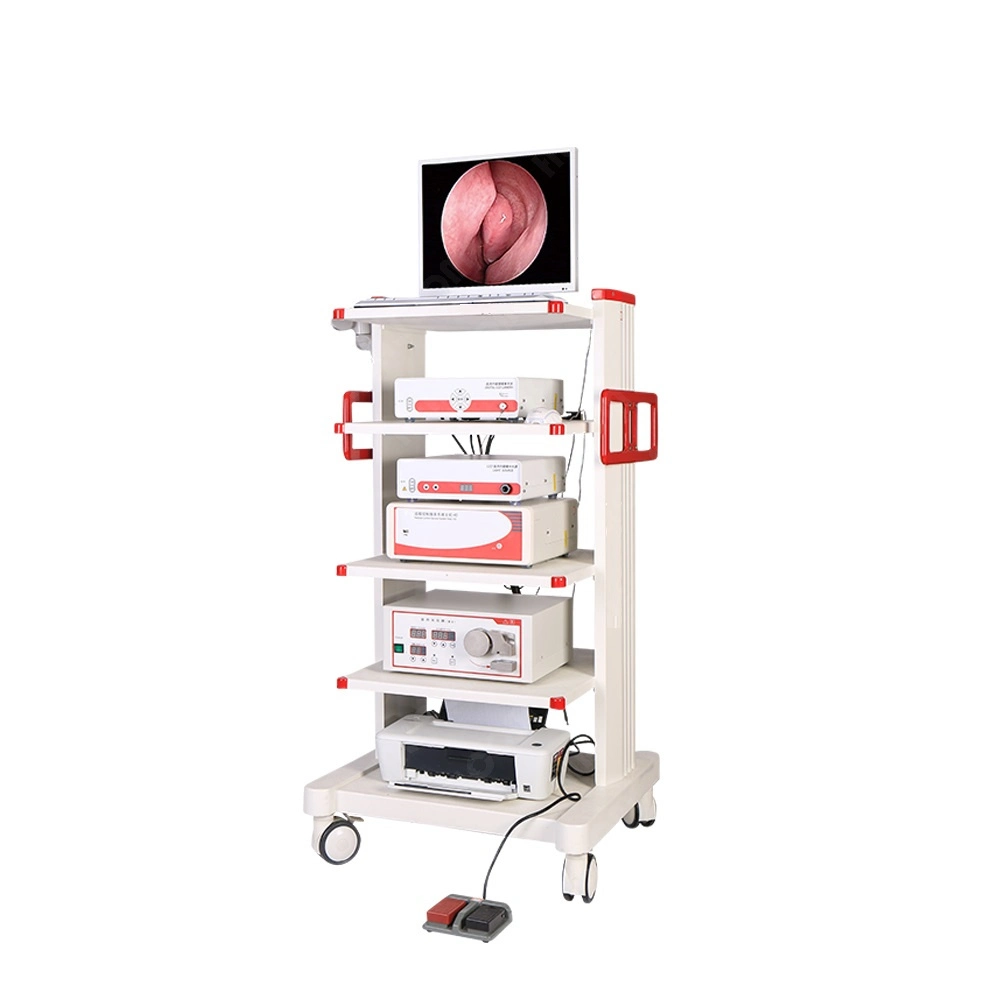 Chariot de système d'imagerie médicale de l'Endoscopie ORL Chirurgie ensemble complet des prix de l'endoscope