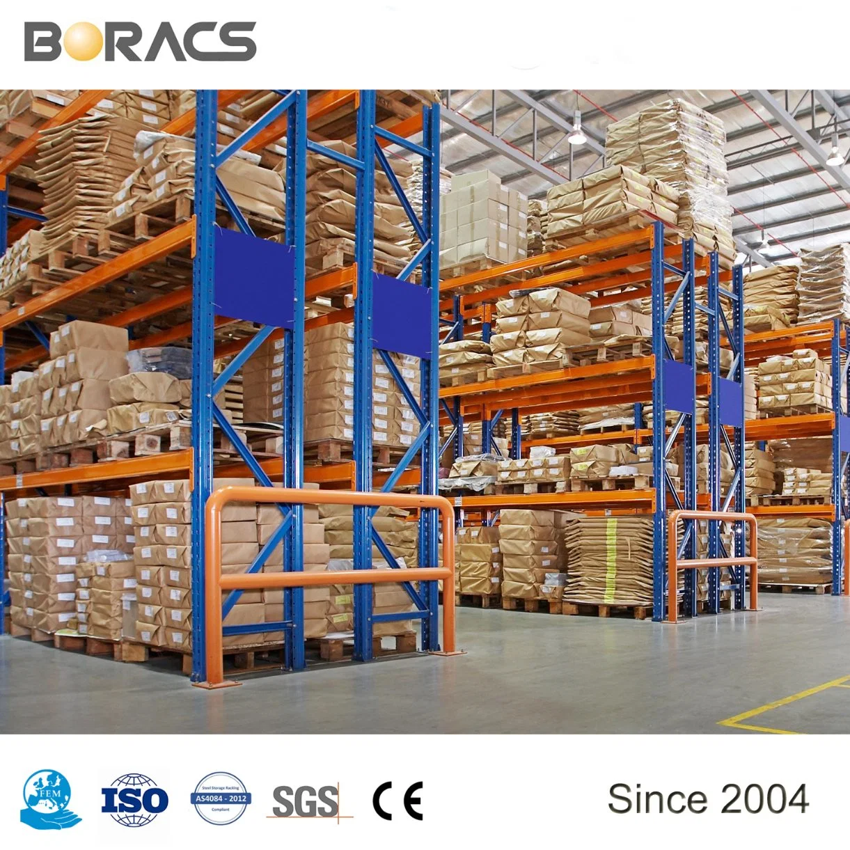 3000kg Per Level Heavy Duty Pallet Racking Powder Coated CE Manufacturer Warehouse Storage Rack