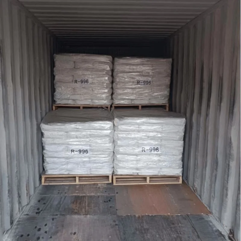 Rutile TiO2 R-996 Is Suitable for Titanium Dioxide in Construction Coatings, Industrial Coatings, Anti-Corrosion Coatings, Inks, Powder Coatings and Other Indus