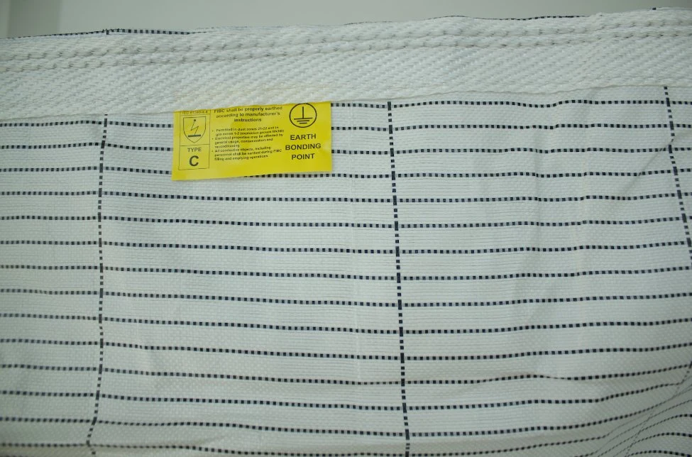 Type C D Conductive PP Polypropylene Woven Fabric with Conductive Thread