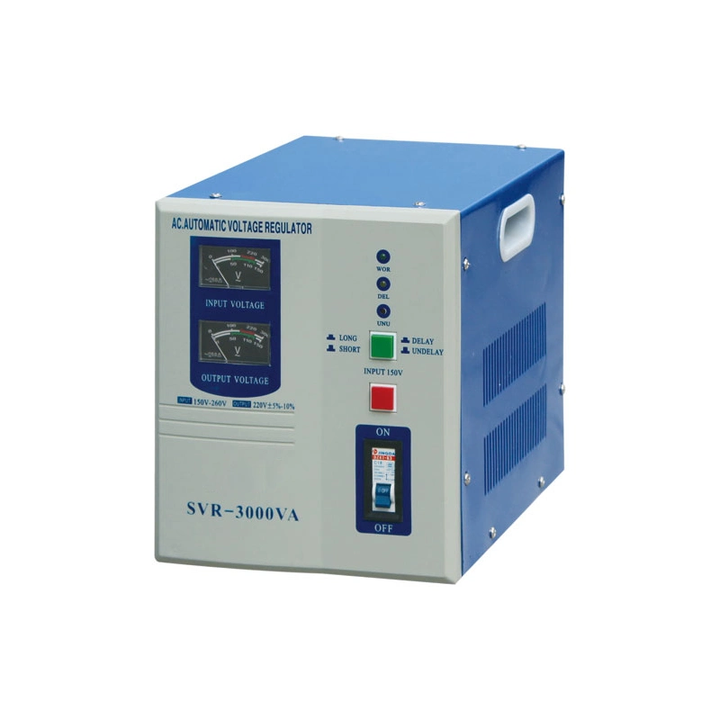 SVR-3000VA 3000W elektronischer Wechselspannungsregler, einphasig, Relaistyp