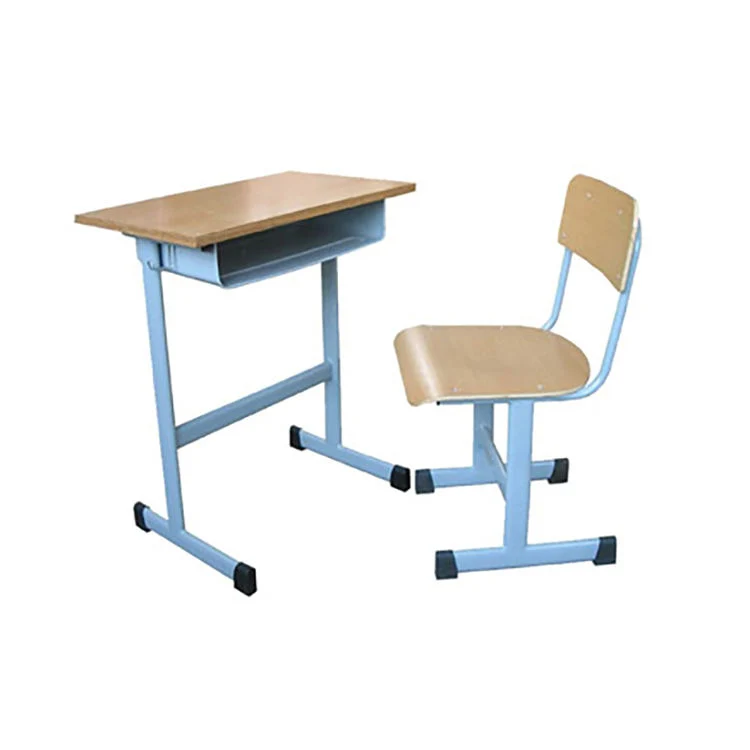 Morden Style Color Plywood Modern School Student Desk and Chair Sets