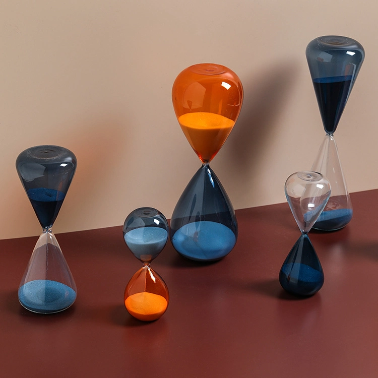 China Factory Wholesale Custom Small and Large Size Hour Glass 5 15 30 60 Minutes Sand Clock Modern Hourglass Sand Timer