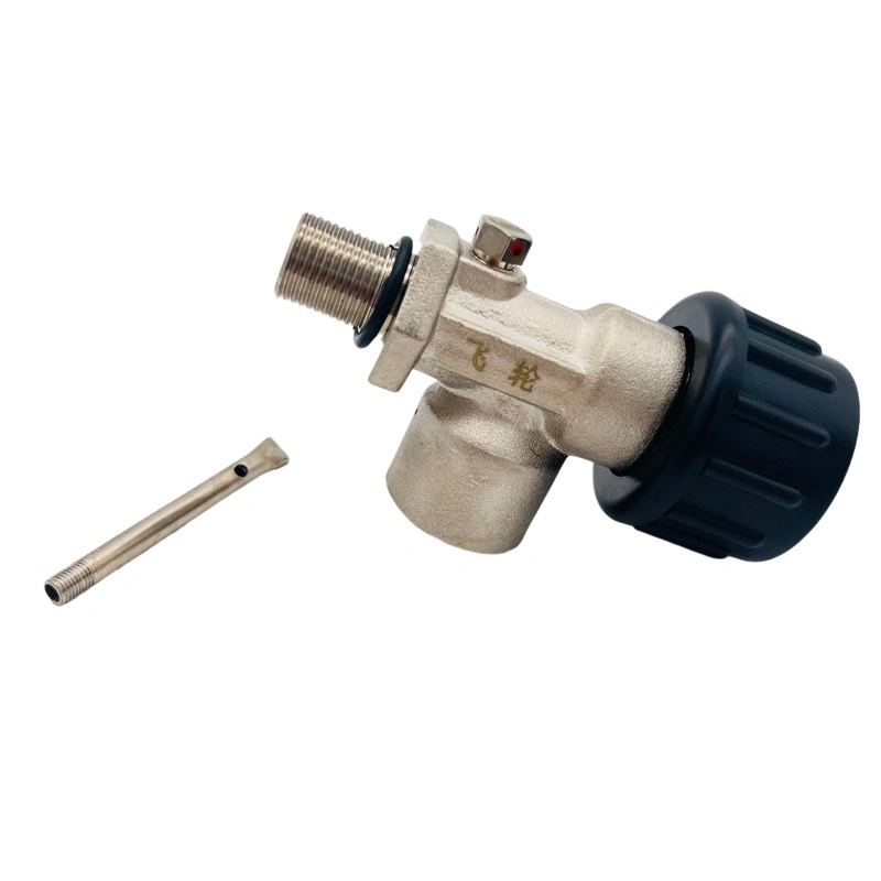 Brass Hpb59-1 Scba Appareil Respiratoire Portable à Soupape de Demande 30MPa G5/8 3mm M18*1.5 Valve de Cylindre Autonome pour Recycleur d'Air avec Verrouillage Automatique