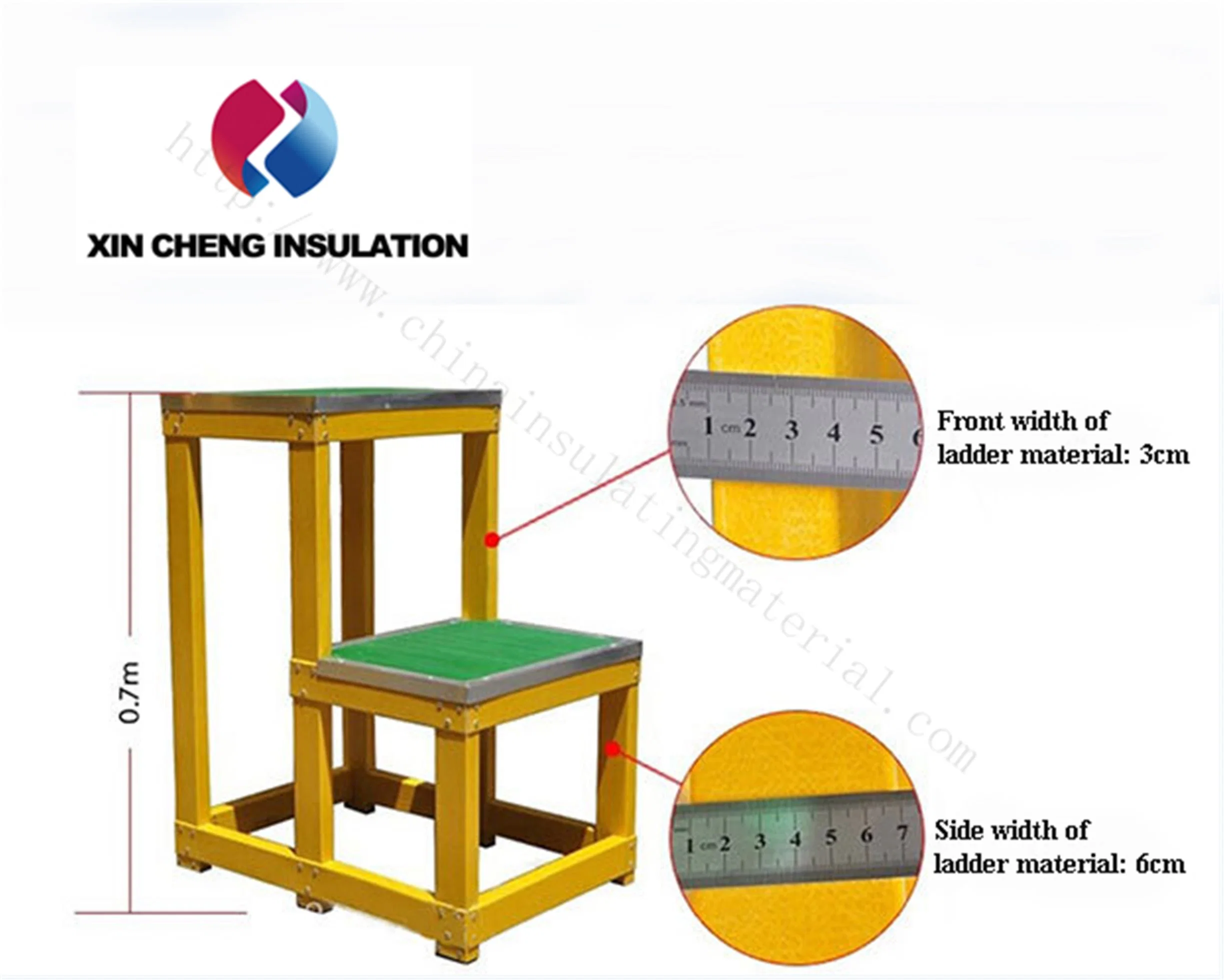 Fiberglass Insulation Stool 4 Step Dual Height Step Stool